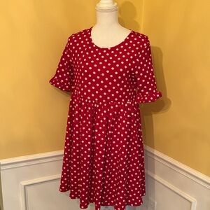 Polka Dot Dress - Red and White